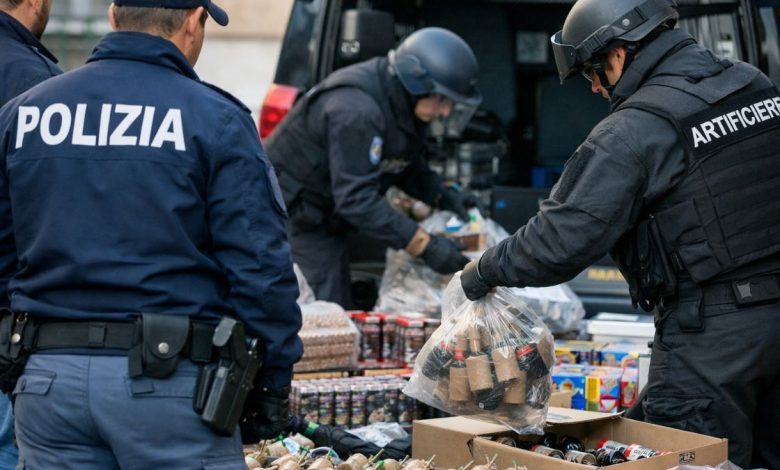 Sequestro di materiale pirotecnico illegale a Bari durante controlli di Polizia