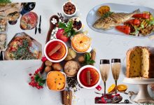 Tavola natalizia pugliese con prodotti tipici