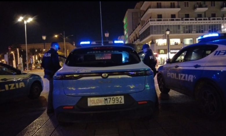 controlli della Polizia di Stato a Bari durante le festività natalizie