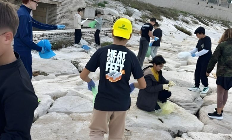 educazione ambientale nelle scuole pugliesi durante attività di tutela del mare
