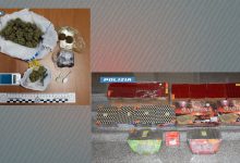 pattuglia impegnata in attività di controllo nel Salento della Polizia di Stato