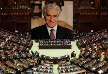 Aula della Camera dei Deputati durante la commemorazione di Giuseppe Caroli