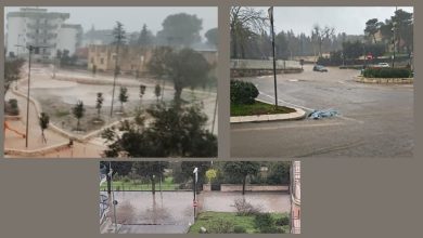Bomba d’acqua a Martina Franca, disagi e strade sommerse dalla pioggia
