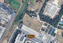 Centro di raccolta rifiuti al Canale Valenzano vicino al corso d’acqua