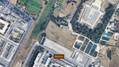 Centro di raccolta rifiuti al Canale Valenzano vicino al corso d’acqua