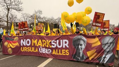 Corteo Coldiretti a Strasburgo per stop importazioni sleali e controlli UE sulle merci alimentari