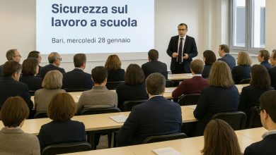 Dirigenti scolastici in formazione sulla sicurezza sul lavoro all’Istituto Ettore Majorana di Bari