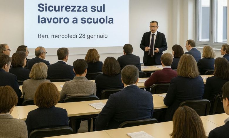 Dirigenti scolastici in formazione sulla sicurezza sul lavoro all’Istituto Ettore Majorana di Bari