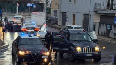 Inseguimento dei carabinieri a Martina Franca con fermo di due sospettati