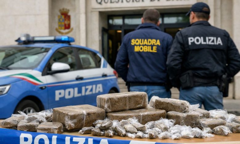 Polizia di Stato a Bari, operazione antidroga dopo segnalazione Youpol nel quartiere San Girolamo