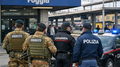Stazione ferroviaria di Foggia, area del Quartiere Ferrovia interessata dai controlli di sicurezza