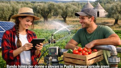 bando Ismea per donne e giovani in Puglia: imprese agricole green