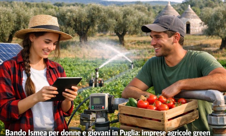 bando Ismea per donne e giovani in Puglia: imprese agricole green