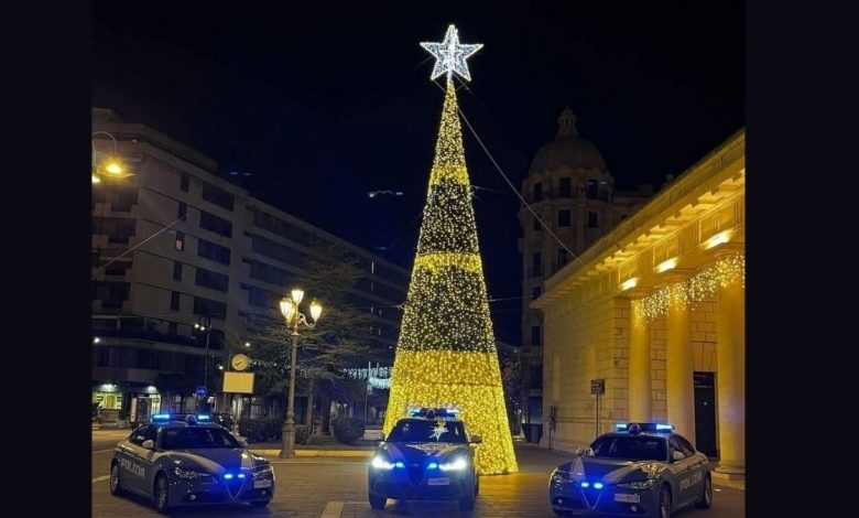 controlli straordinari a Foggia durante un posto di controllo della Polizia