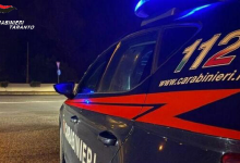 Carabinieri durante un’operazione antidroga a Fragagnano