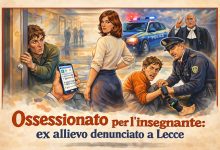 Ossessionato da lei Lecce: insegnante denuncia ex allievo