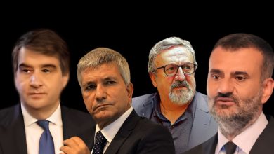 I quattro presidenti della Regione Puglia succedutisi negli ultimi vent’anni: Raffaele Fitto, Nichi Vendola, Michele Emiliano e Antonio Decaro nel dibattito sulla crisi della sanità pugliese
